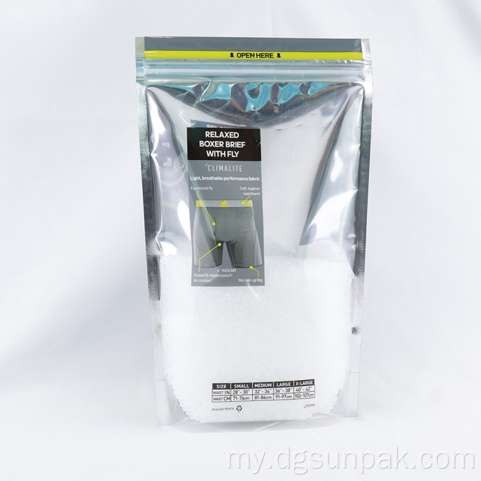 resealable zip lock Sachet သည်အိတ်အိတ်များပေါ်လာသည်